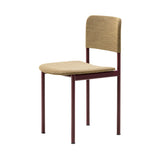 Plan Chair: Fully Upholstered + Bordeaux