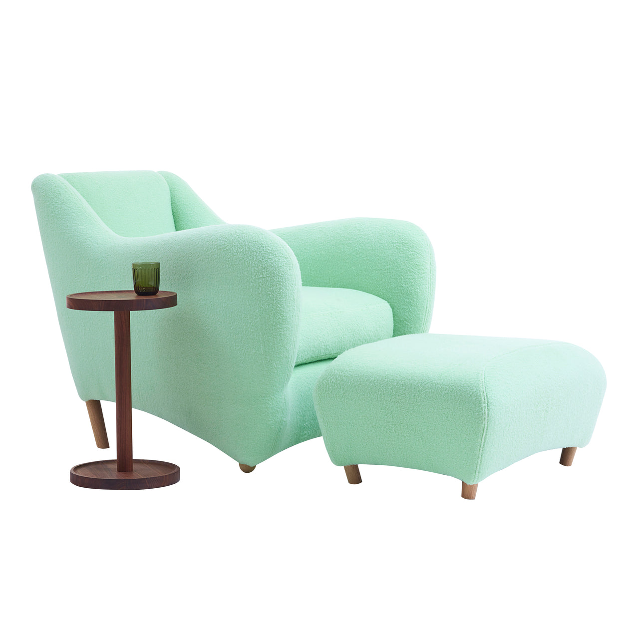 Balzac Armchair + Ottoman