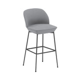 Oslo Bar + Counter Stool: Bar + Anthracite Black