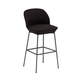 Oslo Bar + Counter Stool: Bar + Anthracite Black