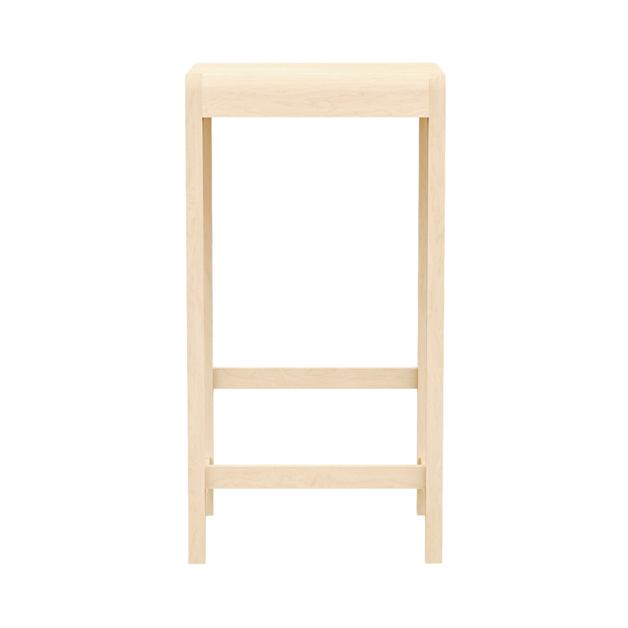 01 Bar + Counter Stool: Bar + Natural Birch