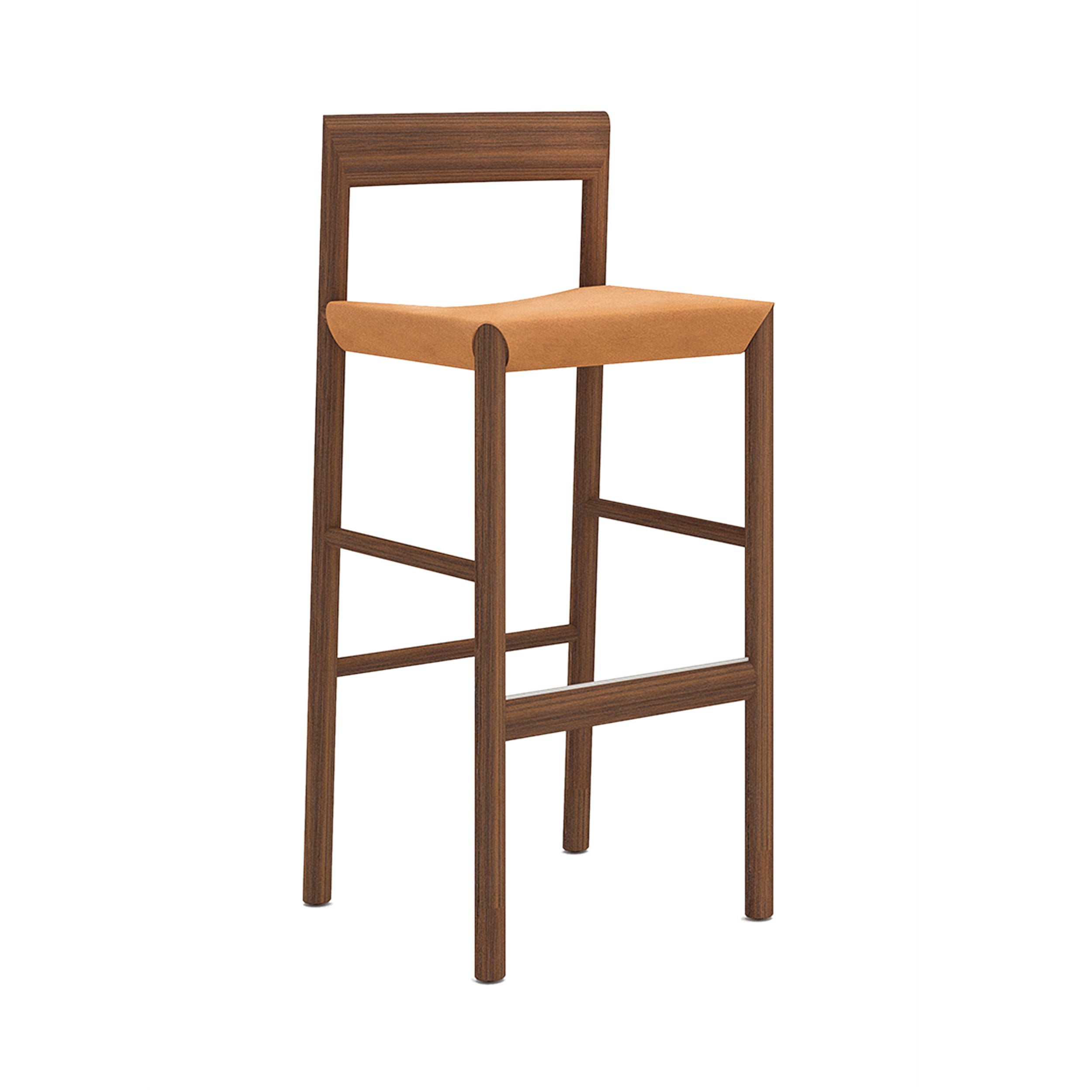 Stax Bar + Counter Stool: Bar + Walnut