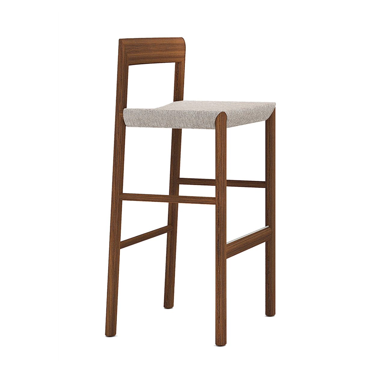 Stax Bar + Counter Stool: Bar + Walnut