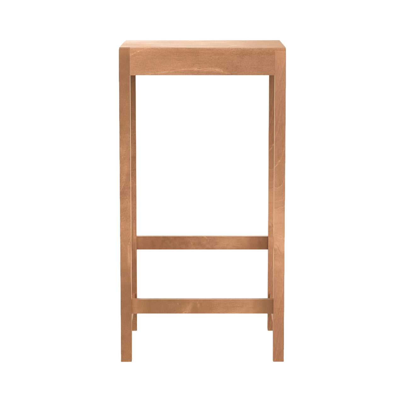 01 Bar + Counter Stool: Bar + Warm Brown Birch