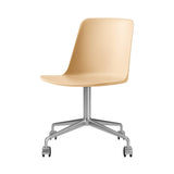 Rely Chair HW21: Beige Sand + Polished Aluminum