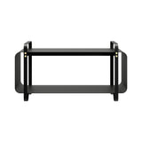 Ninne Outdoor Bench: Noir