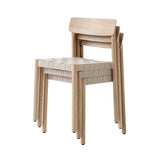 Betty Stacking Chair TK1: Oak + Natural