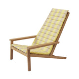 Between Lines Deck Chair: Outdoor + With Lemon + Sand Stripe Cushion