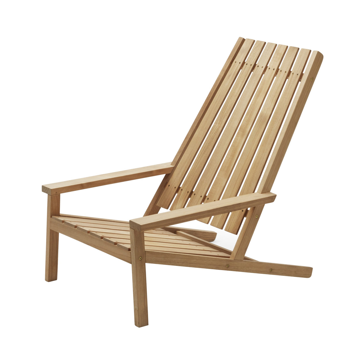 Between Lines Deck Chair: Outdoor + Without Cushion