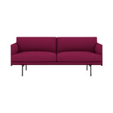 Outline 2-Seater Sofa: Black