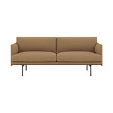 Outline 2-Seater Sofa: Black