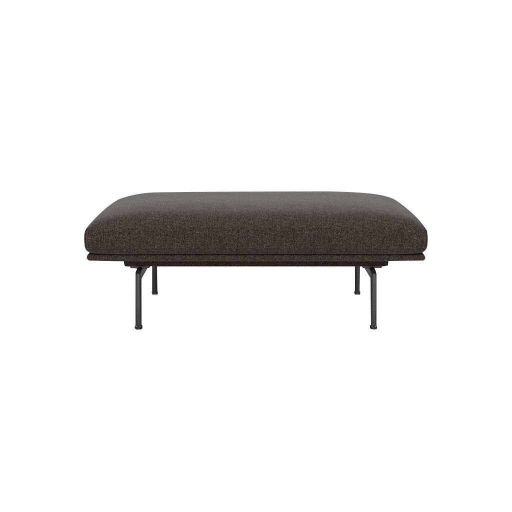 Outline Pouf: Black