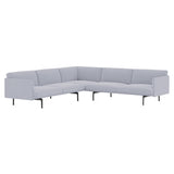 Outline Corner Sofa: Black