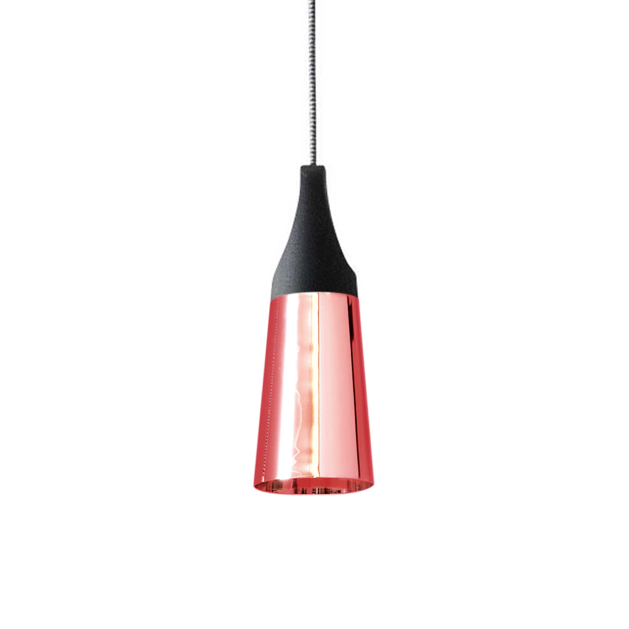 Slope Suspension Light: High + Black Aniline + Copper