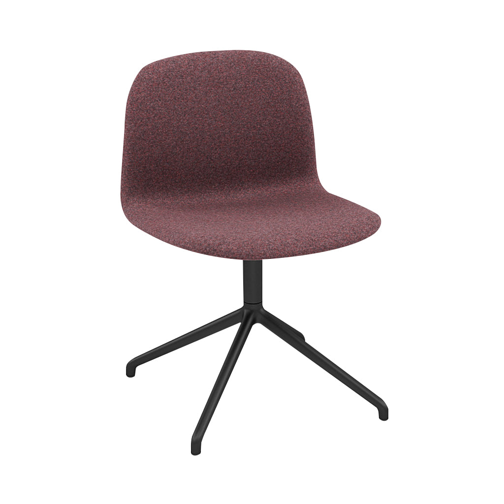 Visu Wide Chair: Swivel Base + Upholstered