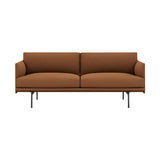 Outline 2-Seater Sofa: Black