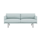 Outline 2-Seater Sofa: Black