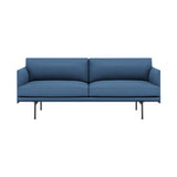 Outline 2-Seater Sofa: Black