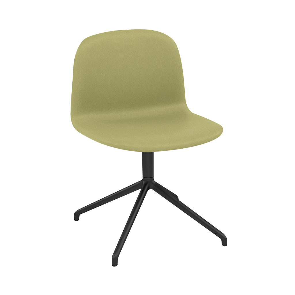 Visu Wide Chair: Swivel Base + Upholstered