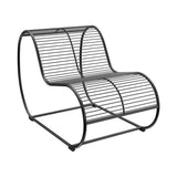 Loop Lounge Chair: Black + Without Seatpad