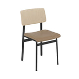 Loft Chair: Upholstered + Black + Oak