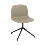 Visu Wide Chair: Swivel Base + Upholstered