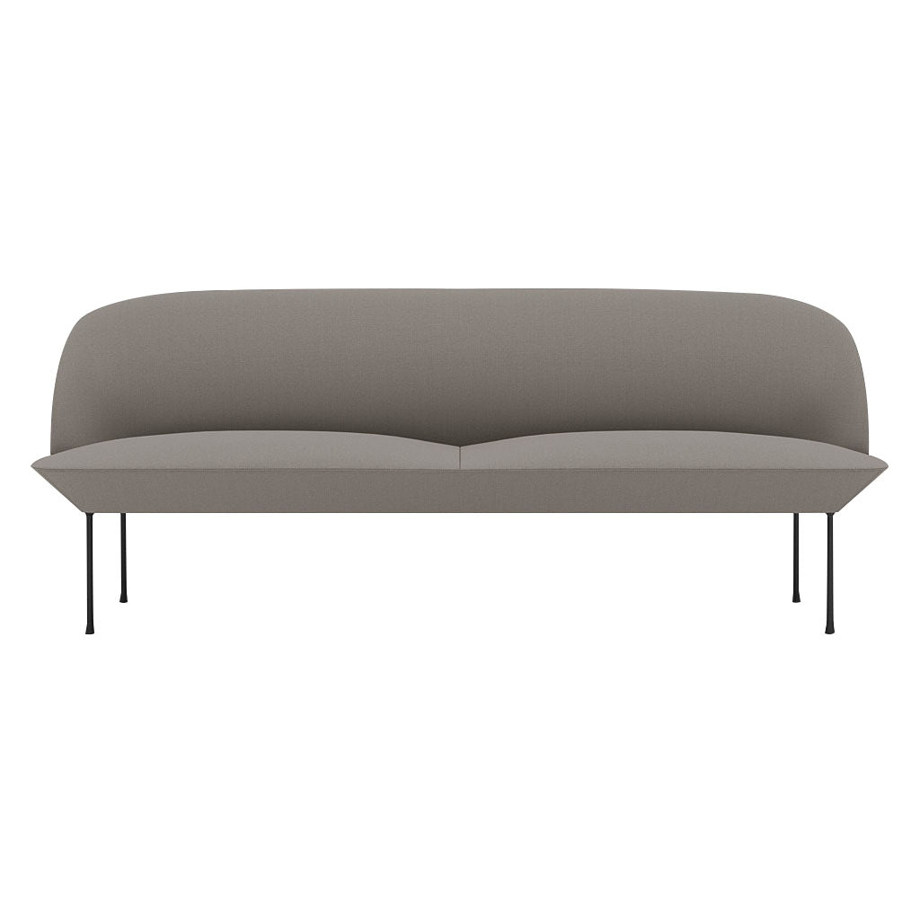 Oslo 3-Seater Sofa: Black