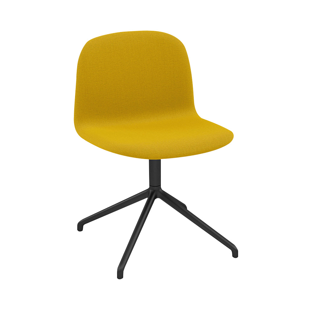 Visu Wide Chair: Swivel Base + Upholstered