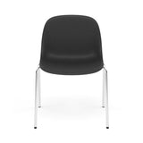 Fiber Side Chair: A-Base With Felt Glides + Black