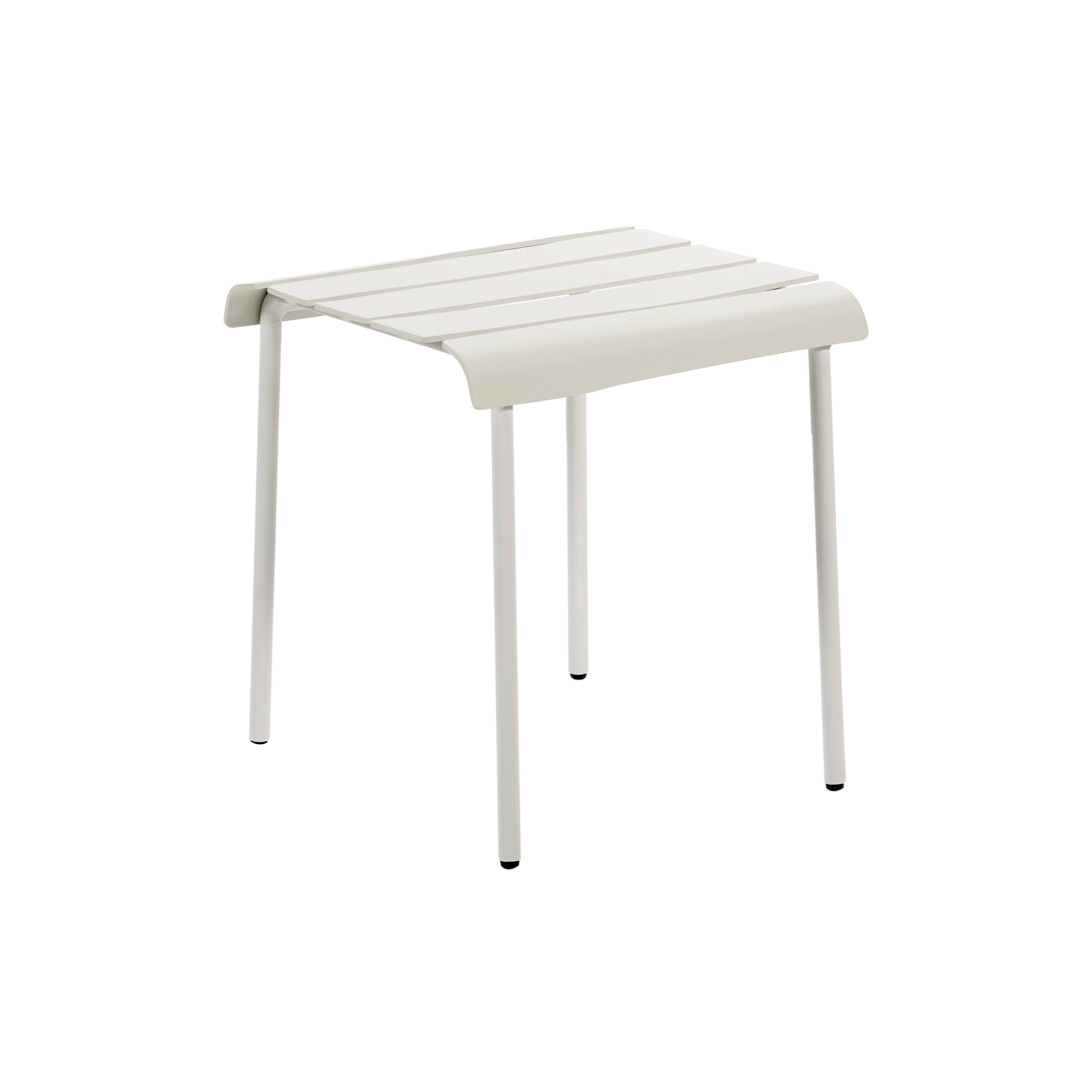 Aligned Outdoor Stool: Off-White