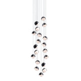 Ohm. 19 Chandelier: Sandtex Black