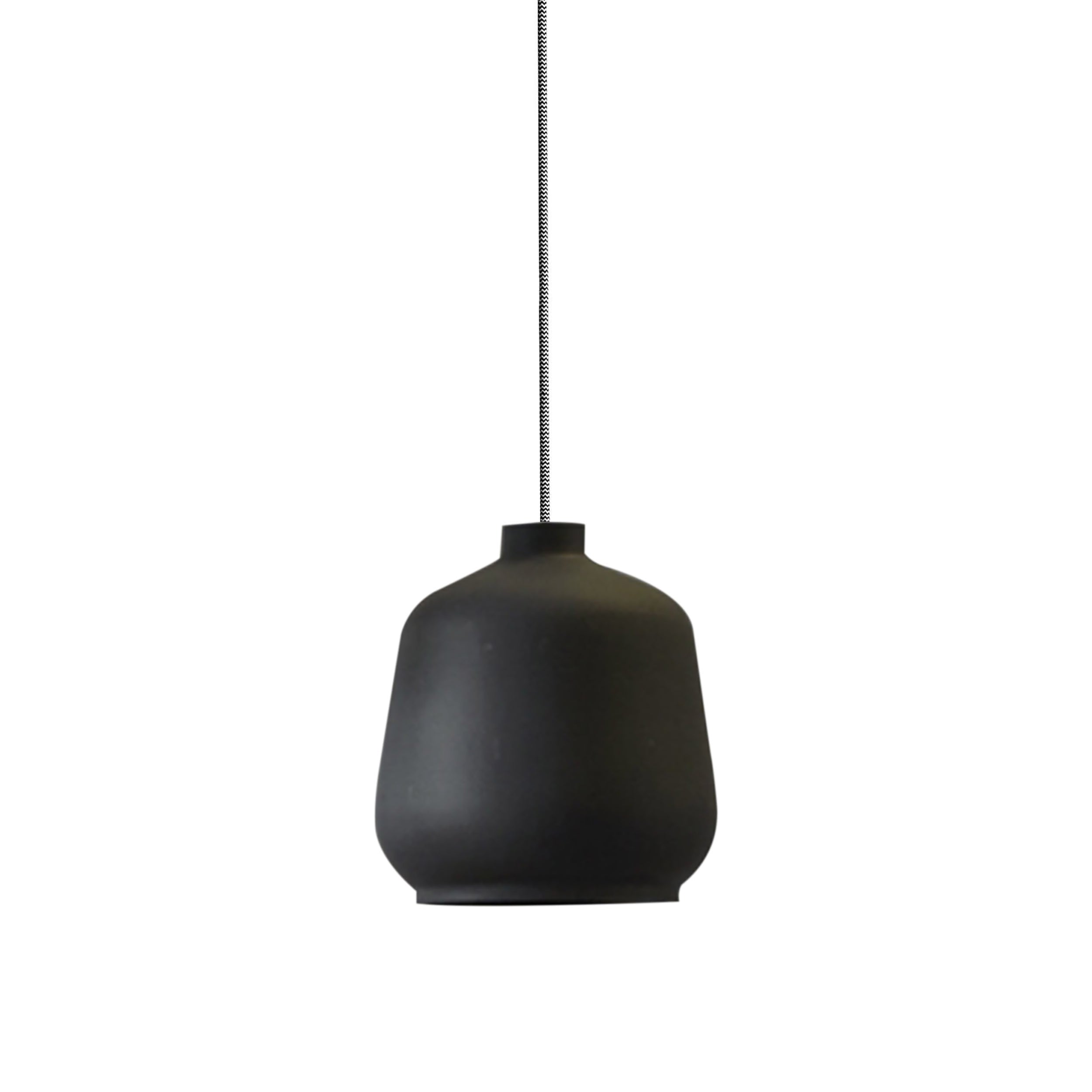 Kiki Pendant Lamp: Anthracite Ceramic