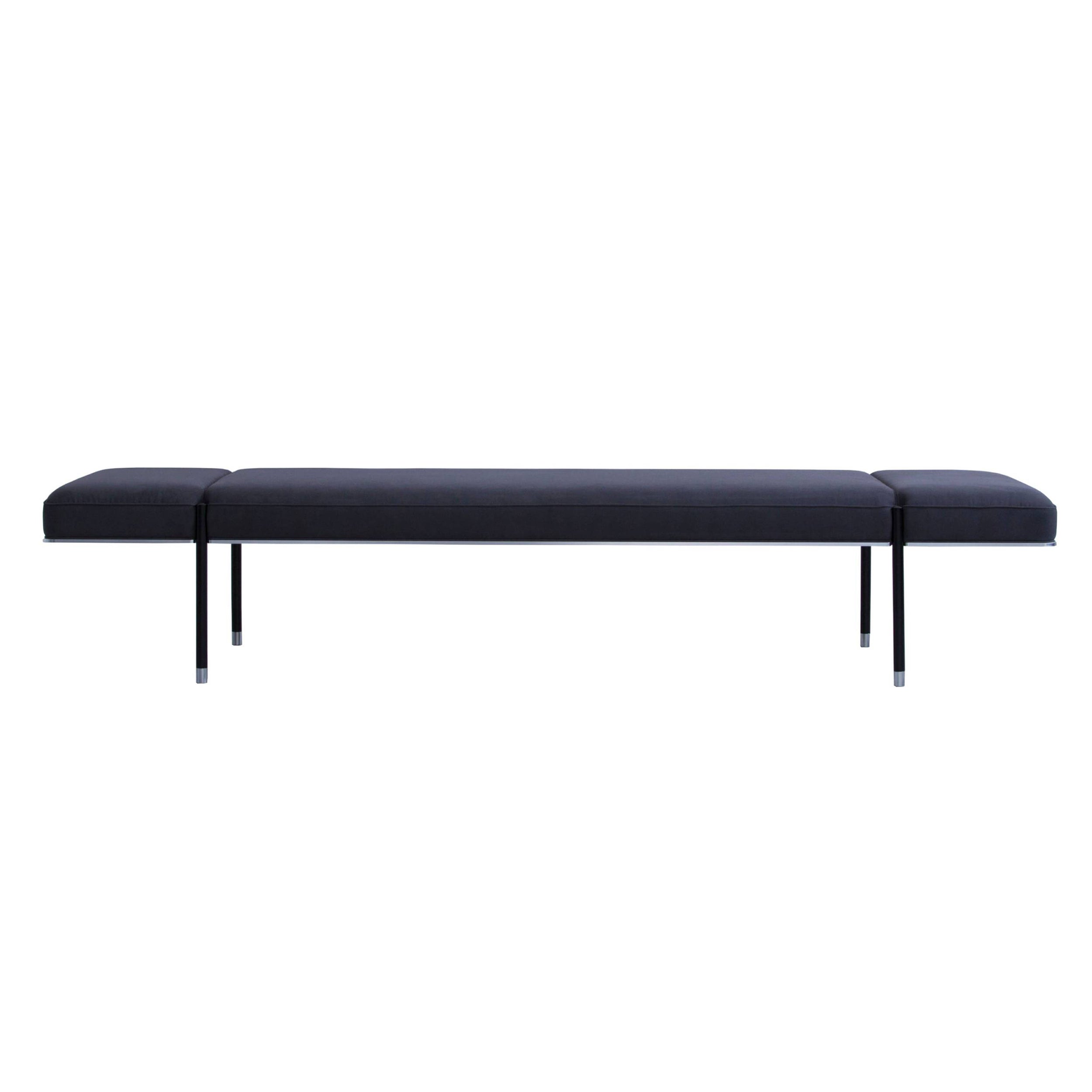 Twig Bench: Rectangular + Black