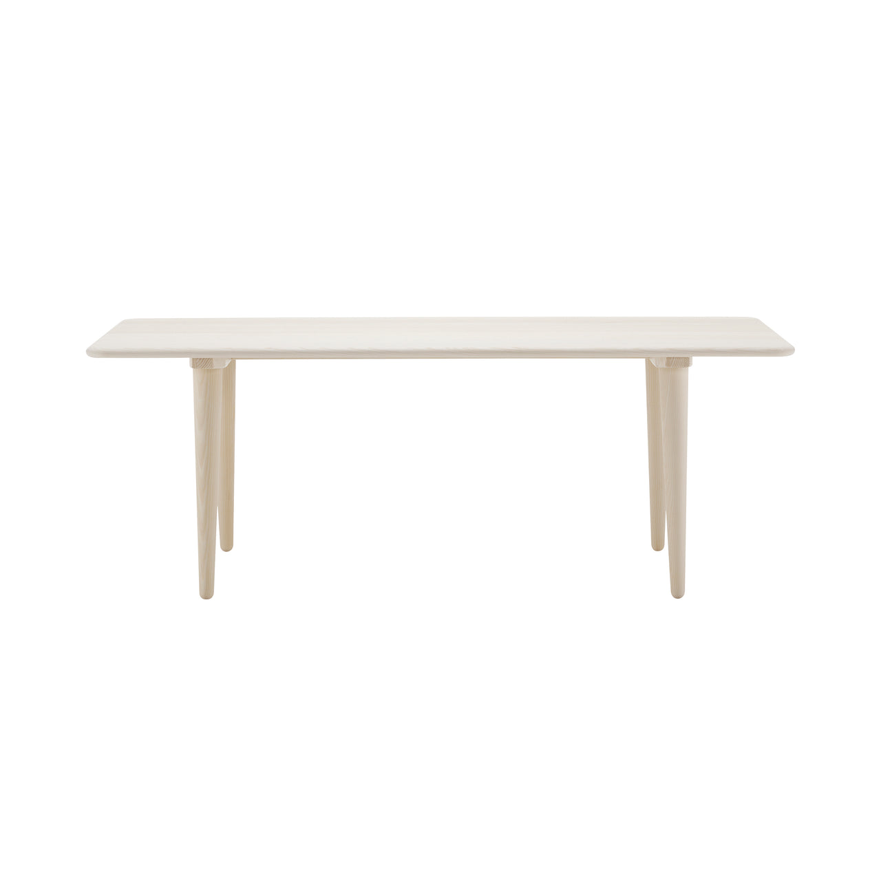 CH011 Coffee Table: Medium + White Oiled Oak