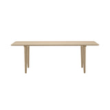 CH011 Coffee Table: Low + Soaped Oak