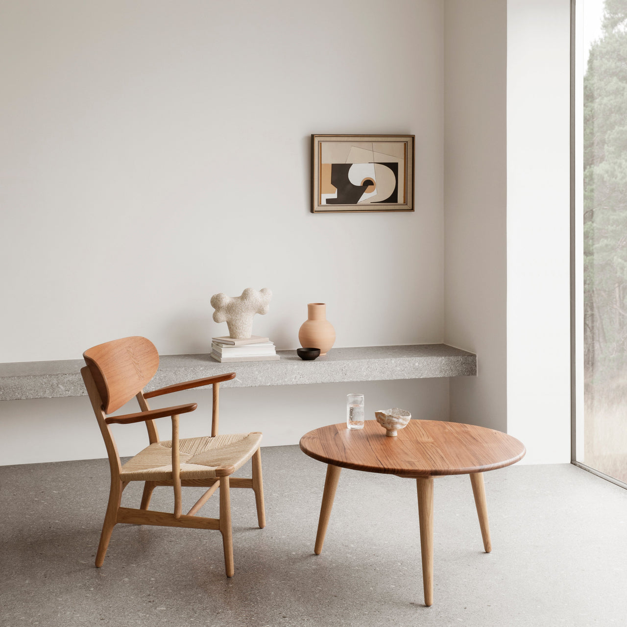 CH22 Lounge Chair