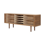 CH825 Credenza: Oiled Walnut