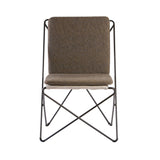 Pepa Dining Chair: Mocca + With Cushion