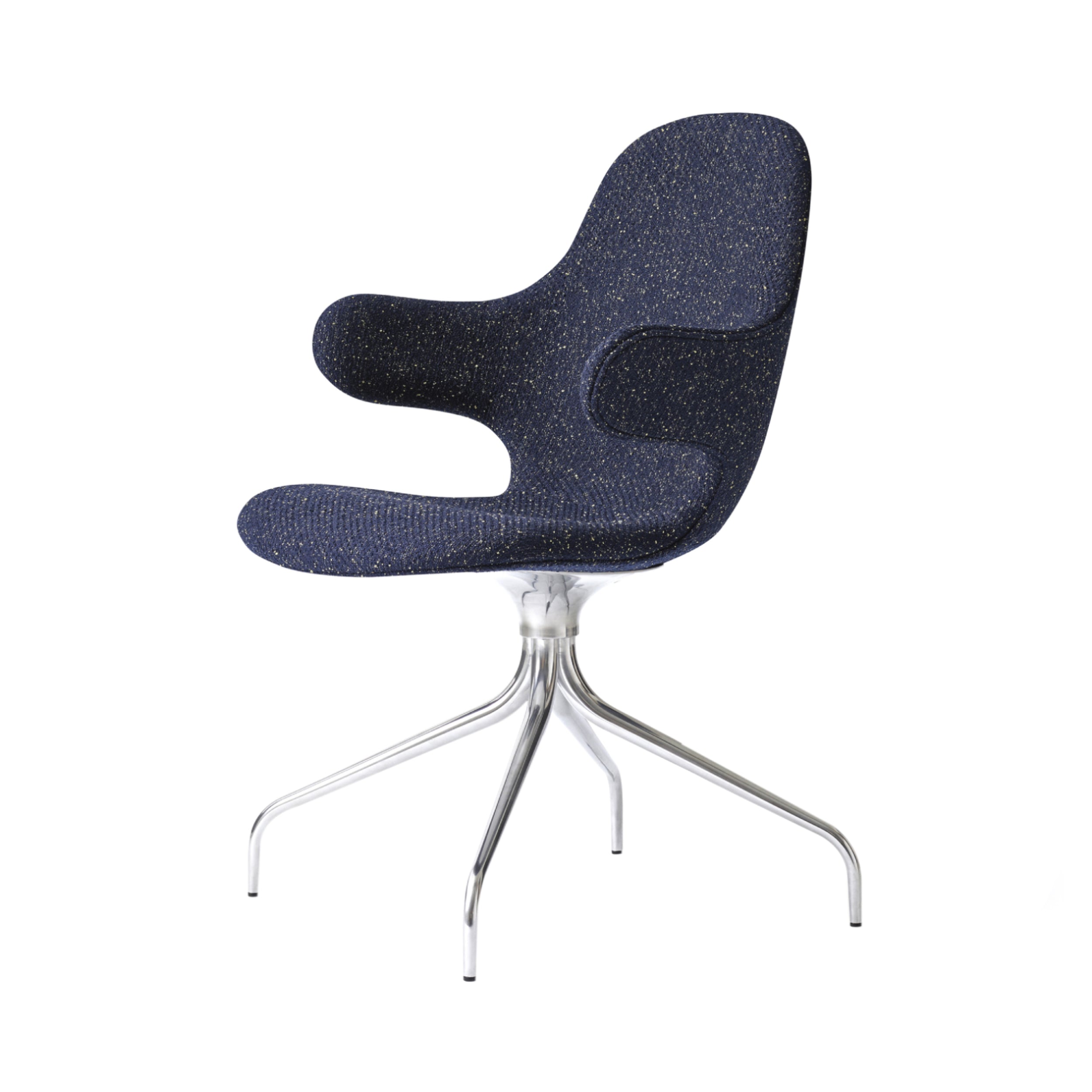 Catch Chair JH2 Swivel Base: Polished Aluminum