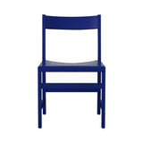 Waiter XL Chair: Ultramarine Blue Lacquered Beech