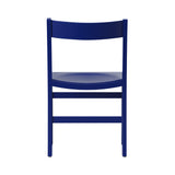 Waiter XL Chair: Ultramarine Blue Lacquered Beech