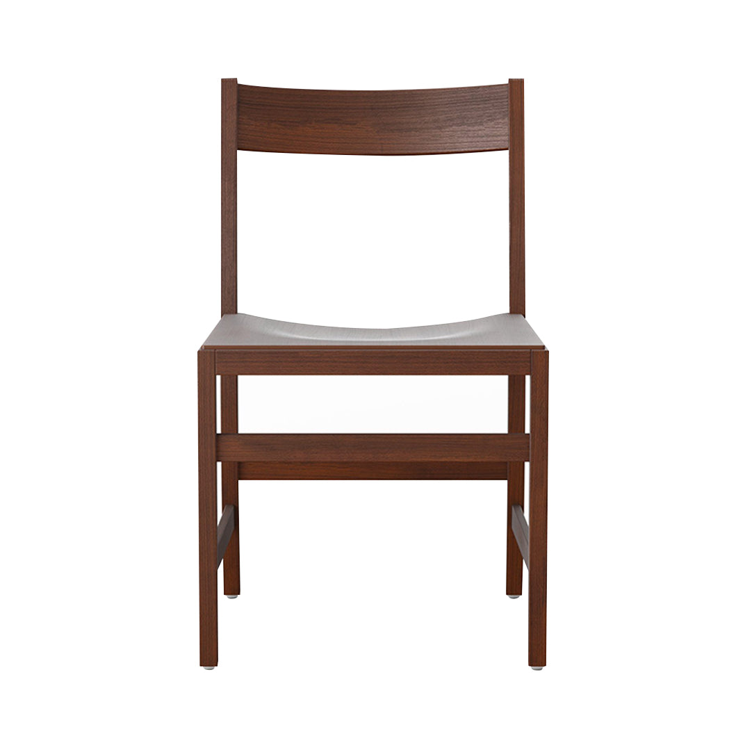 Waiter XL Chair: Walnut Stained Beech