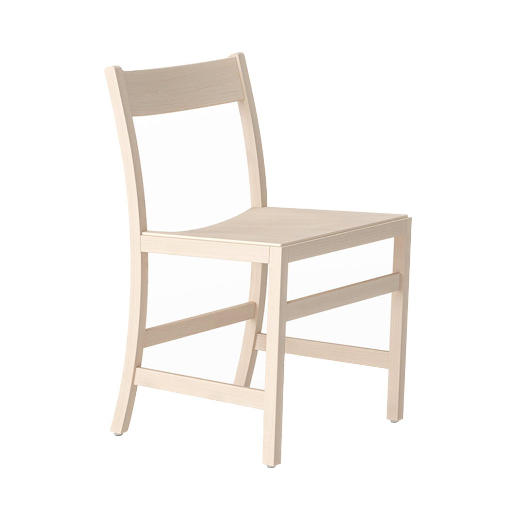 Waiter XL Chair: White Oiled Beech