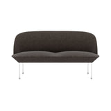 Oslo 2-Seater Sofa: Chrome