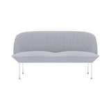 Oslo 2-Seater Sofa: Chrome