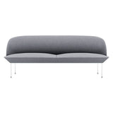 Oslo 3-Seater Sofa: Chrome