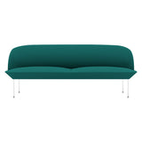 Oslo 3-Seater Sofa: Chrome