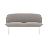 Oslo 2-Seater Sofa: Chrome