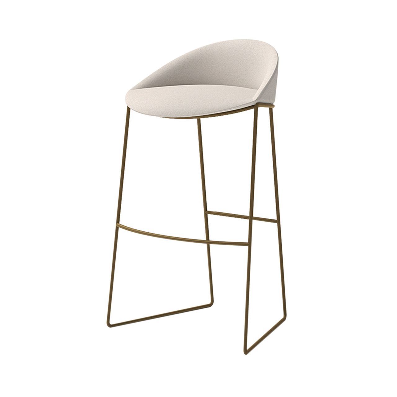 Circa Bar + Counter Stool: Bar + Bronzato