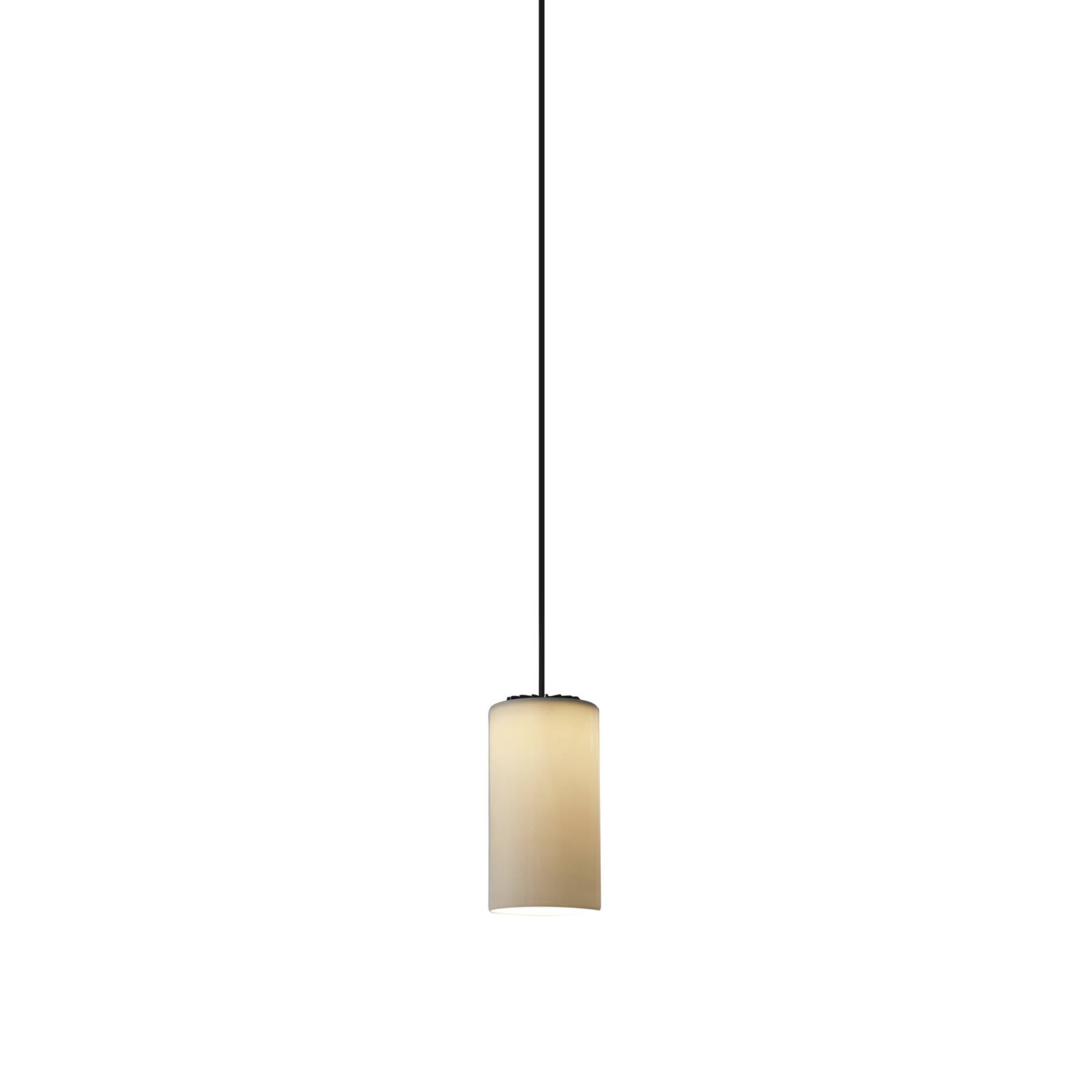 Cirio Simple Pendant Lamp: White Porcelain